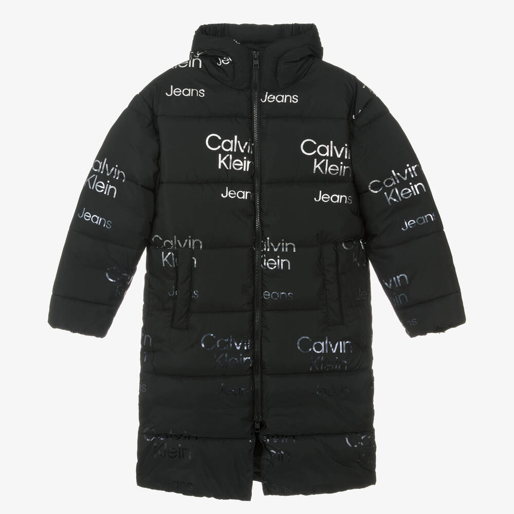 Calvin Klein Jeans - Doudoune noire ado fille | Childrensalon