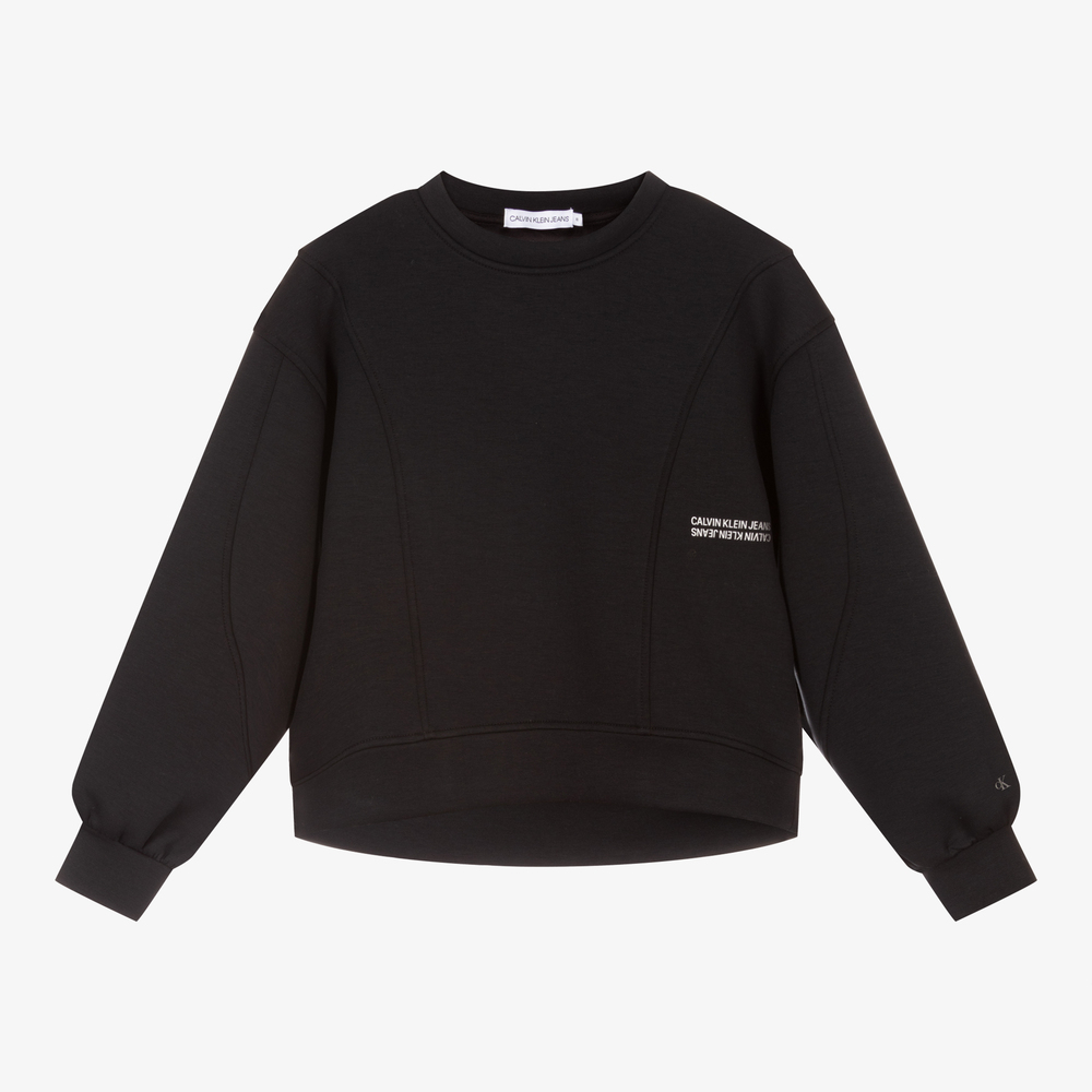 Calvin Klein Джинсы-Черный свитшот для подростков | Childrensalon Outlet