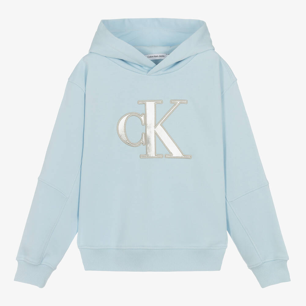 Baby blue calvin klein sweatshirt store