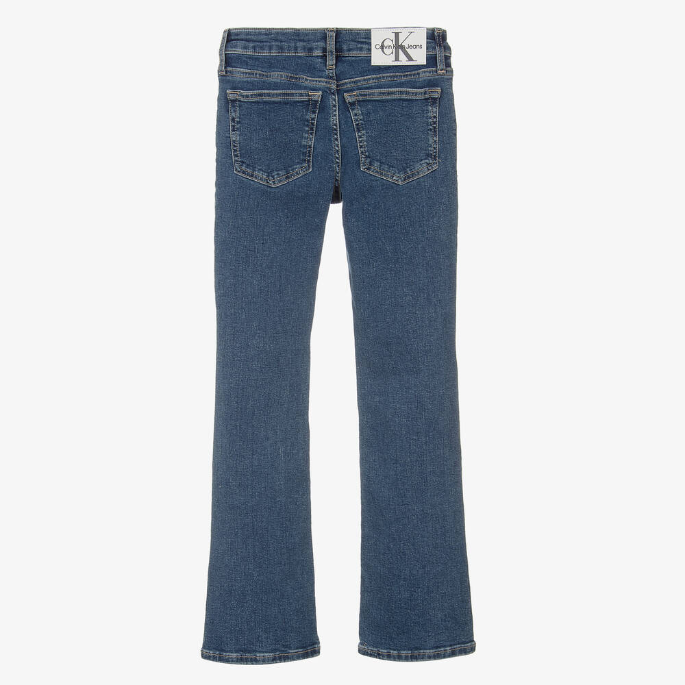 Calvin Klein-جينز قطن دنيم لون أزرق للمراهقات | Childrensalon Outlet