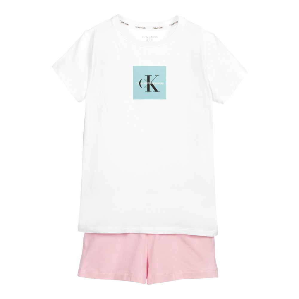 Calvin Klein - Teen Girls Cotton Logo Pyjamas | Childrensalon