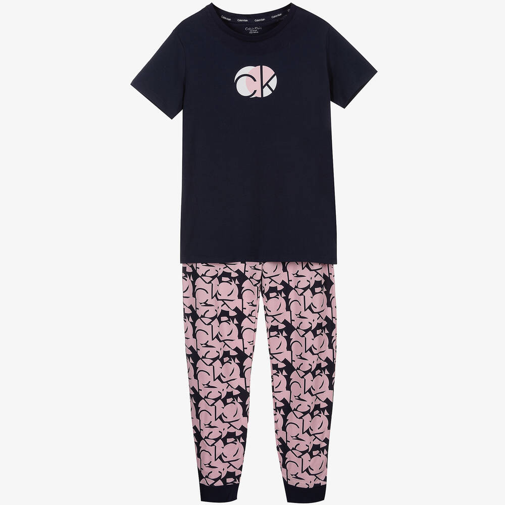 Calvin Klein - Teen Girls Cotton Pyjamas | Childrensalon