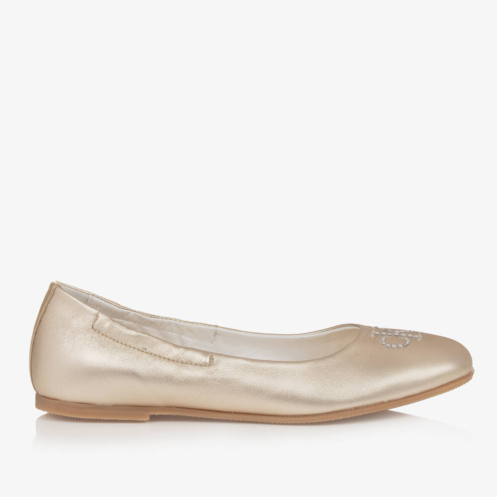Childrens gold ballet pumps deals