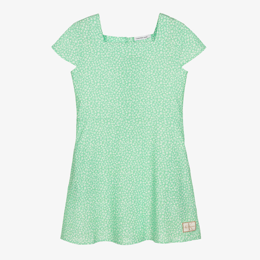 Calvin klein 2025 mint green dress