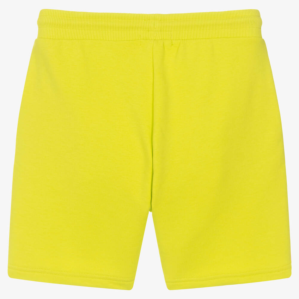 Calvin Klein Jeans-Teen Girls Green Logo Shorts | Childrensalon Outlet
