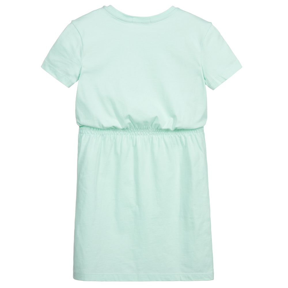 Girls green shop t shirt dress
