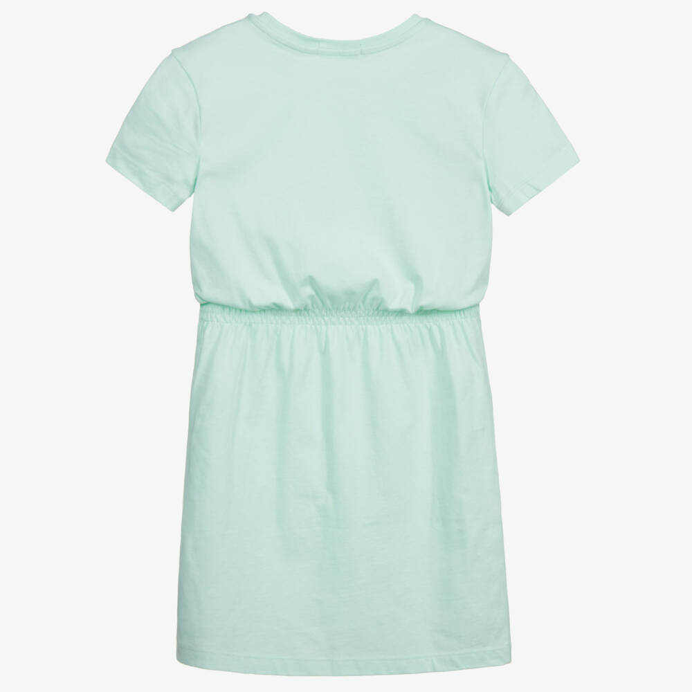 Calvin Klein Jeans-Teen Girls Green T-Shirt Dress | Childrensalon Outlet
