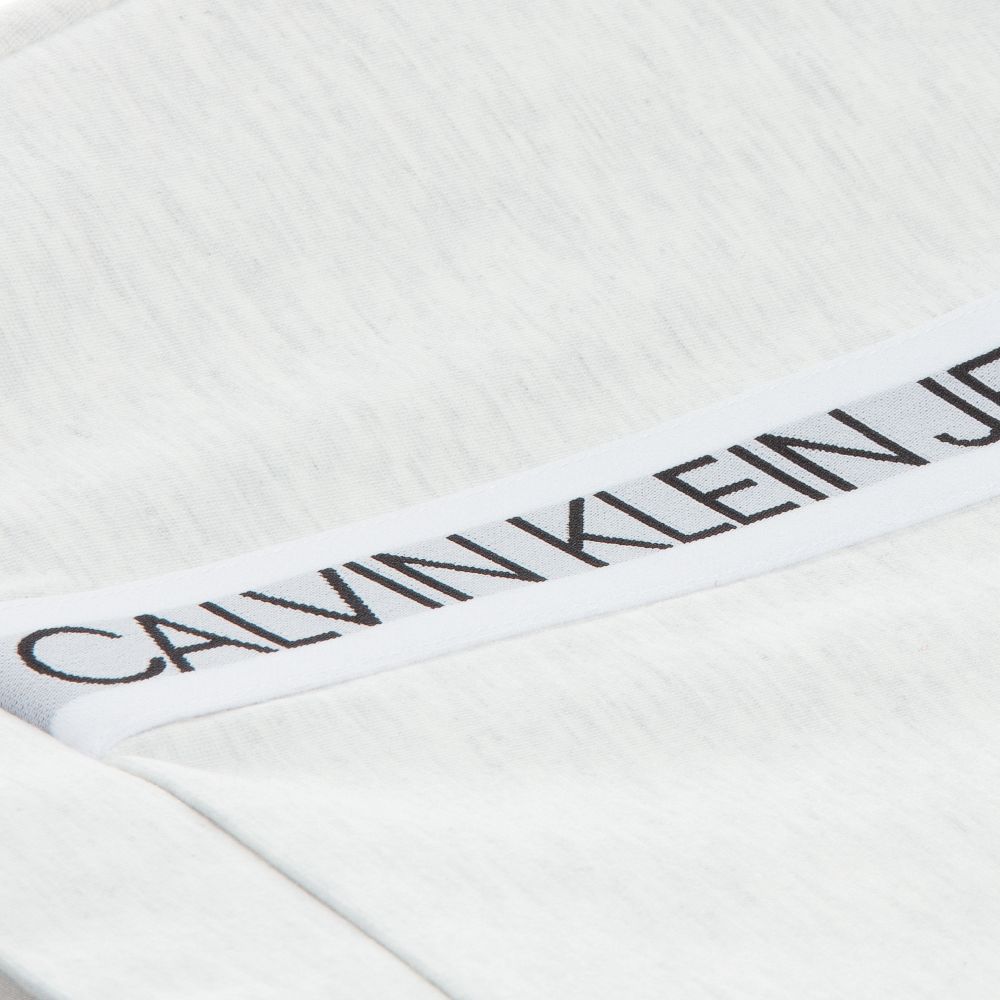 Calvin Klein Jeans-Teen Girls Grey Logo Skirt | Childrensalon Outlet