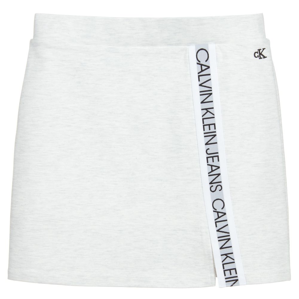 Calvin Klein Jeans - Jupe grise Ado fille | Childrensalon