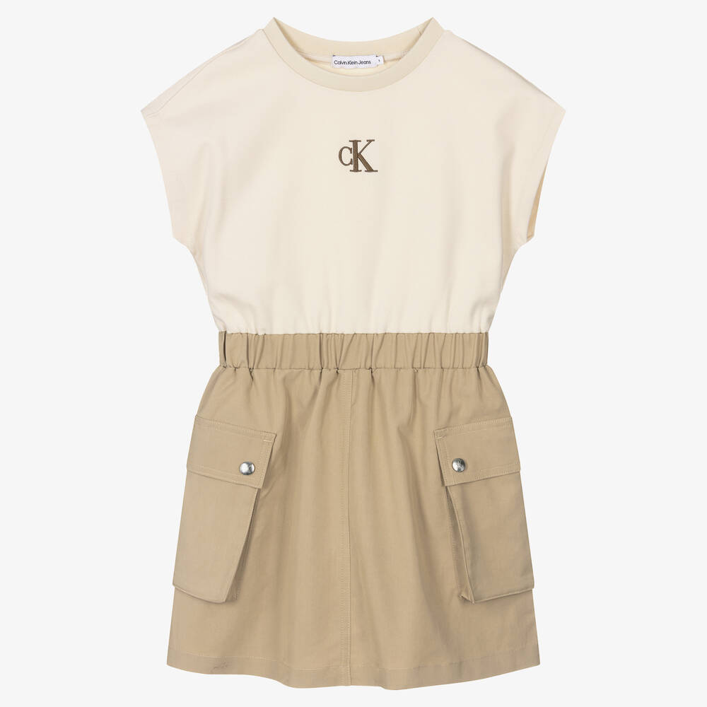 Calvin klein shop khaki dress