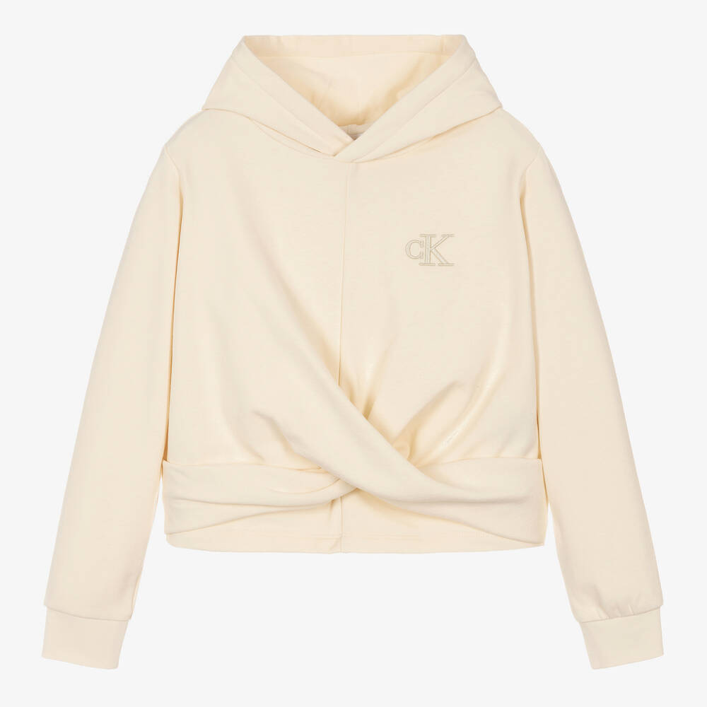 calvin klein women s twisted fleece pullover