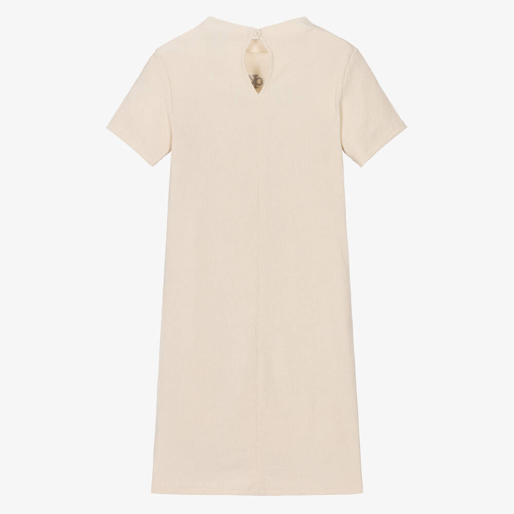 Calvin Klein-Teen Girls Ivory Jersey Dress | Childrensalon Outlet