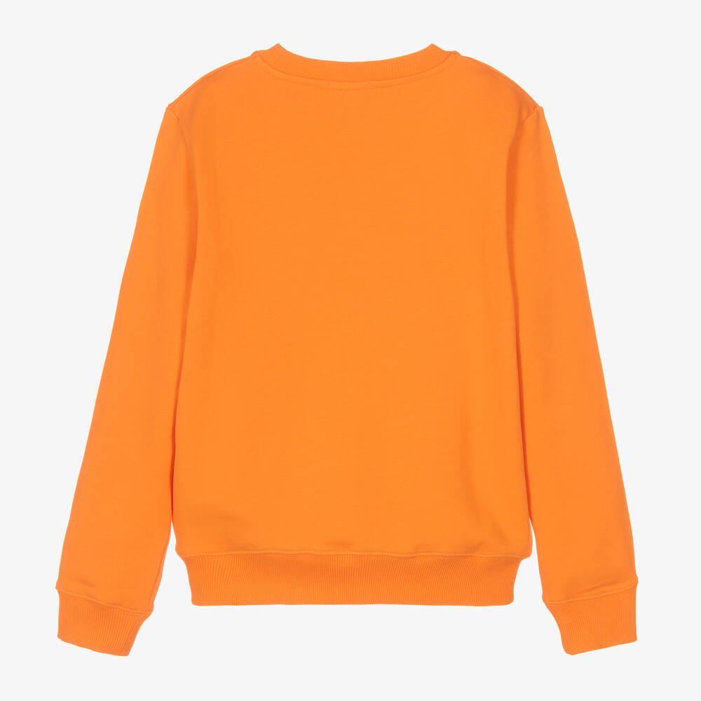 Girls orange sweatshirt sales