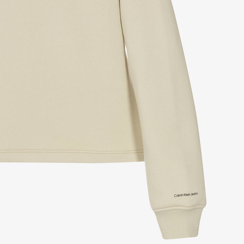 Calvin Klein-Teen Girls Pale Green Cotton Shorts Set | Childrensalon Outlet