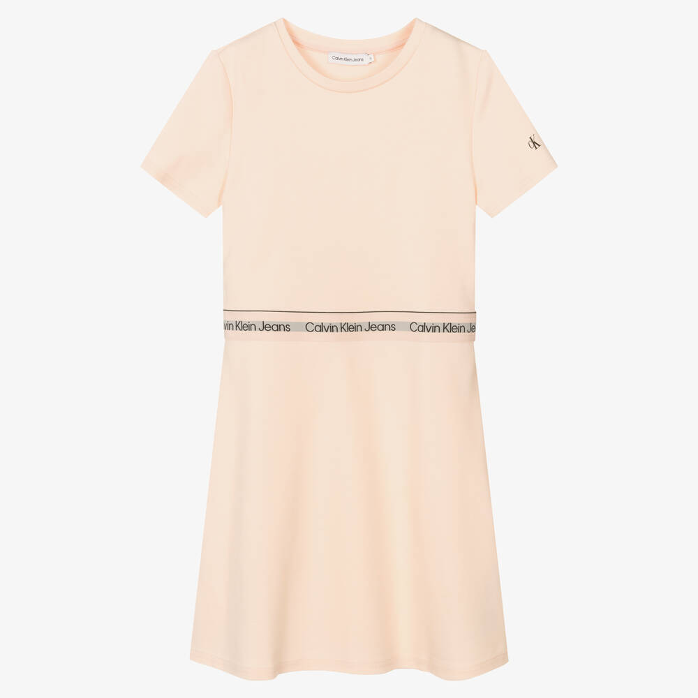 Calvin Klein Jeans - Rosa Teen Kleid für Mädchen | Childrensalon