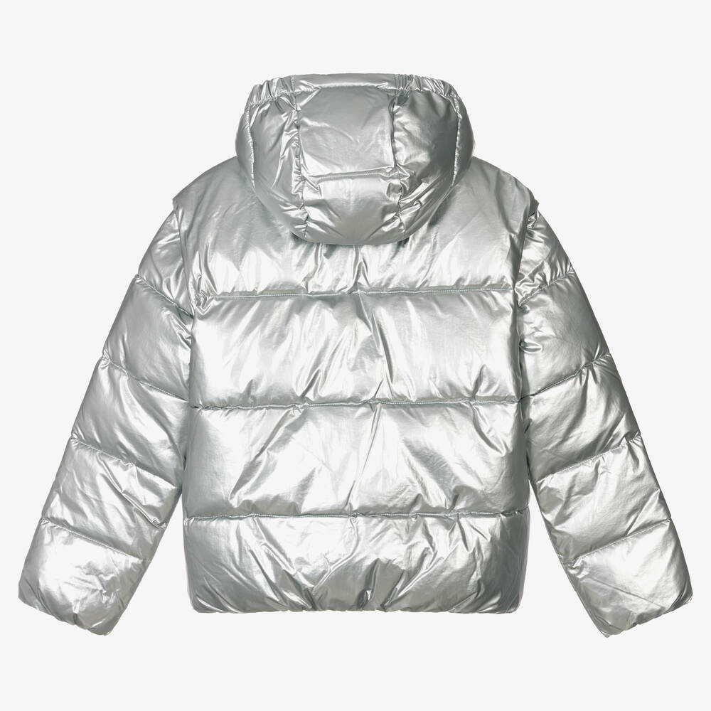 Calvin Klein Джинсы-Серебристая куртка 2-в-1 | Childrensalon Outlet