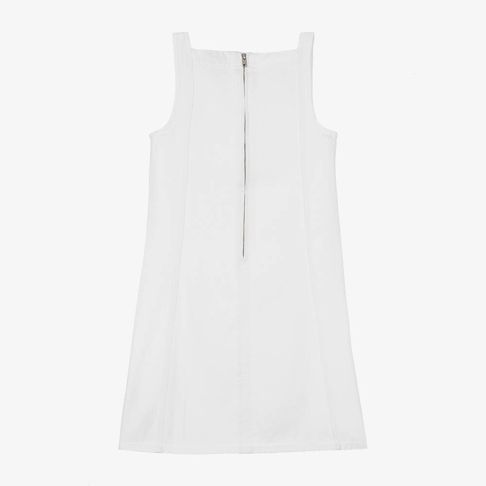 Calvin klein white long dress store