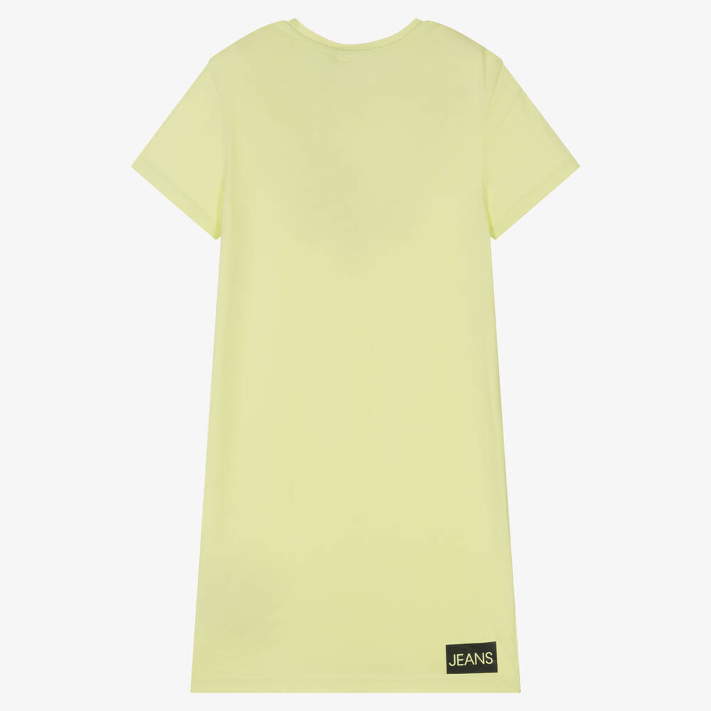 Calvin Klein Jeans Teen Girls Yellow T shirt Dress