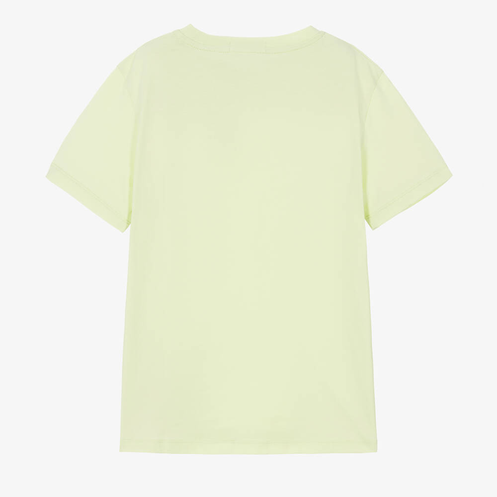Calvin Klein-Зеленая хлопковая футболка для подростков | Childrensalon Outlet