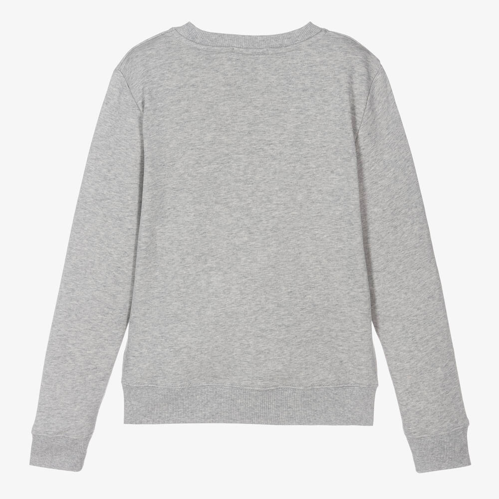 Calvin Klein Джинсы-Серый свитшот с монограммой | Childrensalon Outlet