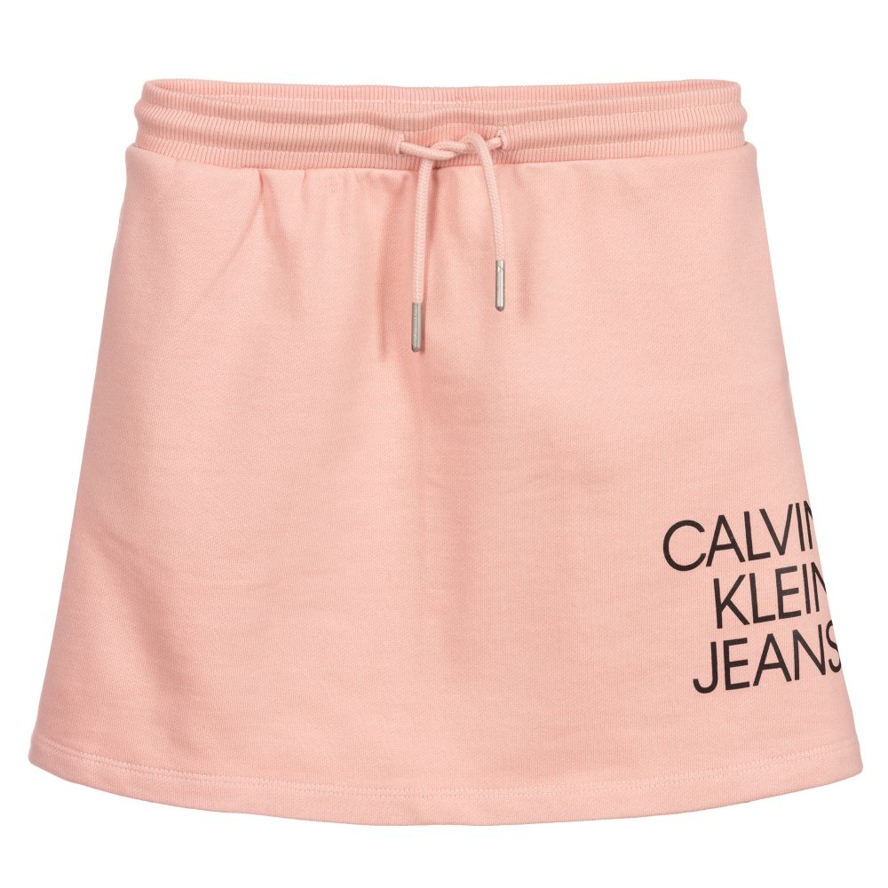 Calvin Klein Jeans - Teen Pink Organic Cotton Skirt | Childrensalon