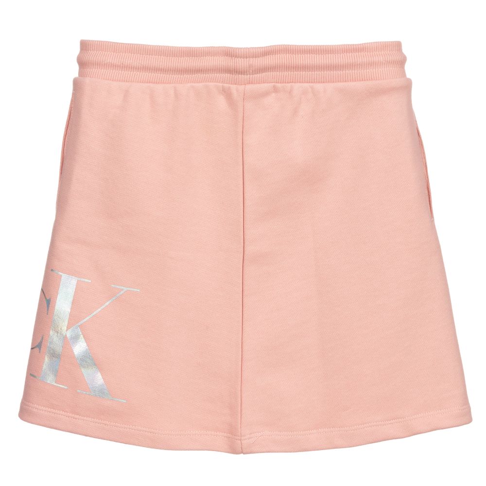 Calvin Klein Jeans Jupe rose en coton bio Ado