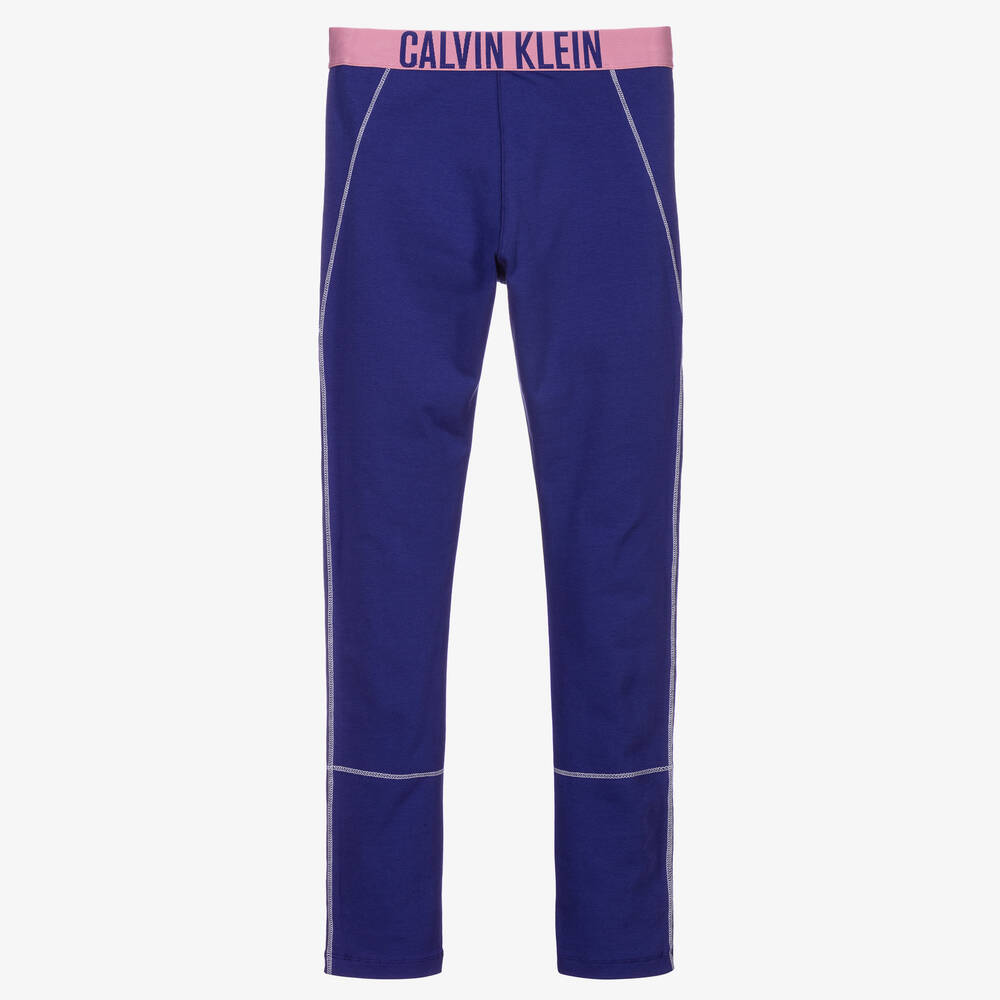 Calvin Klein-Teen Purple Logo Leggings | Childrensalon Outlet
