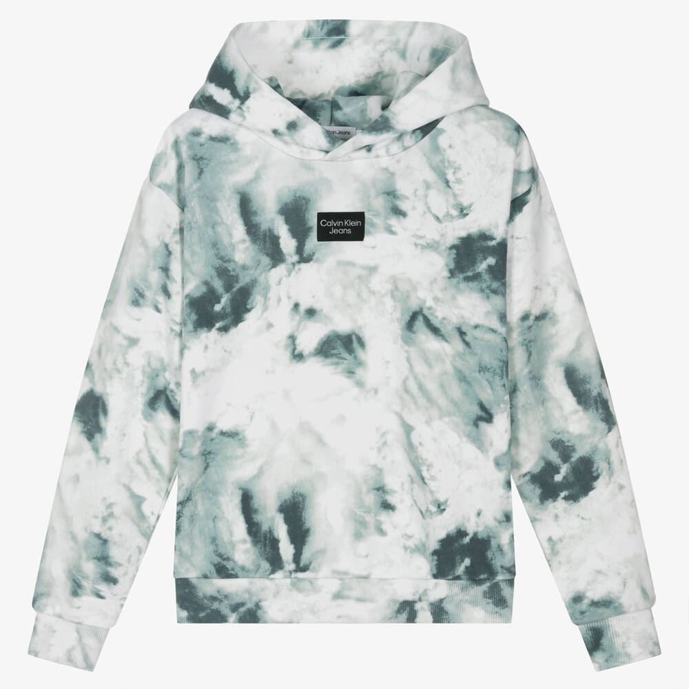 Calvin klein green shop hoodie