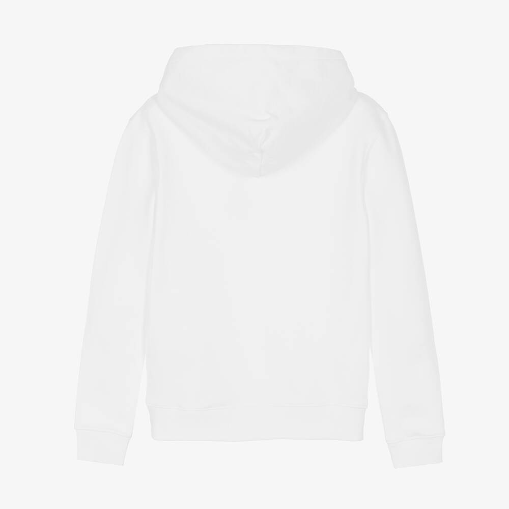 كالفين كلاين Jeans-توب هودي تينز قطن لون أبيض | Childrensalon Outlet