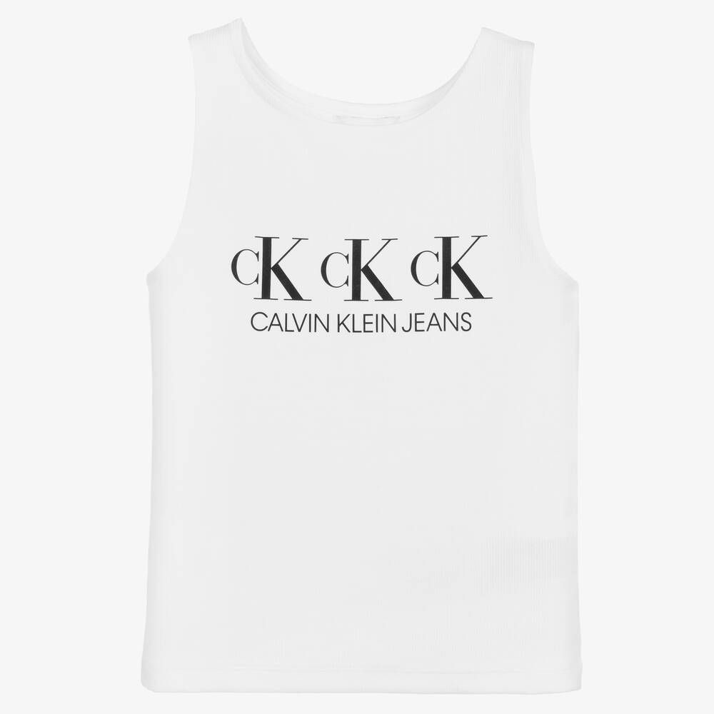 White calvin klein vest outlet