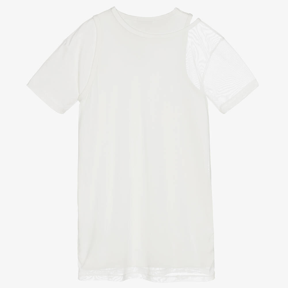 Calvin Klein Джинсы-Белое платье-футболка | Childrensalon Outlet