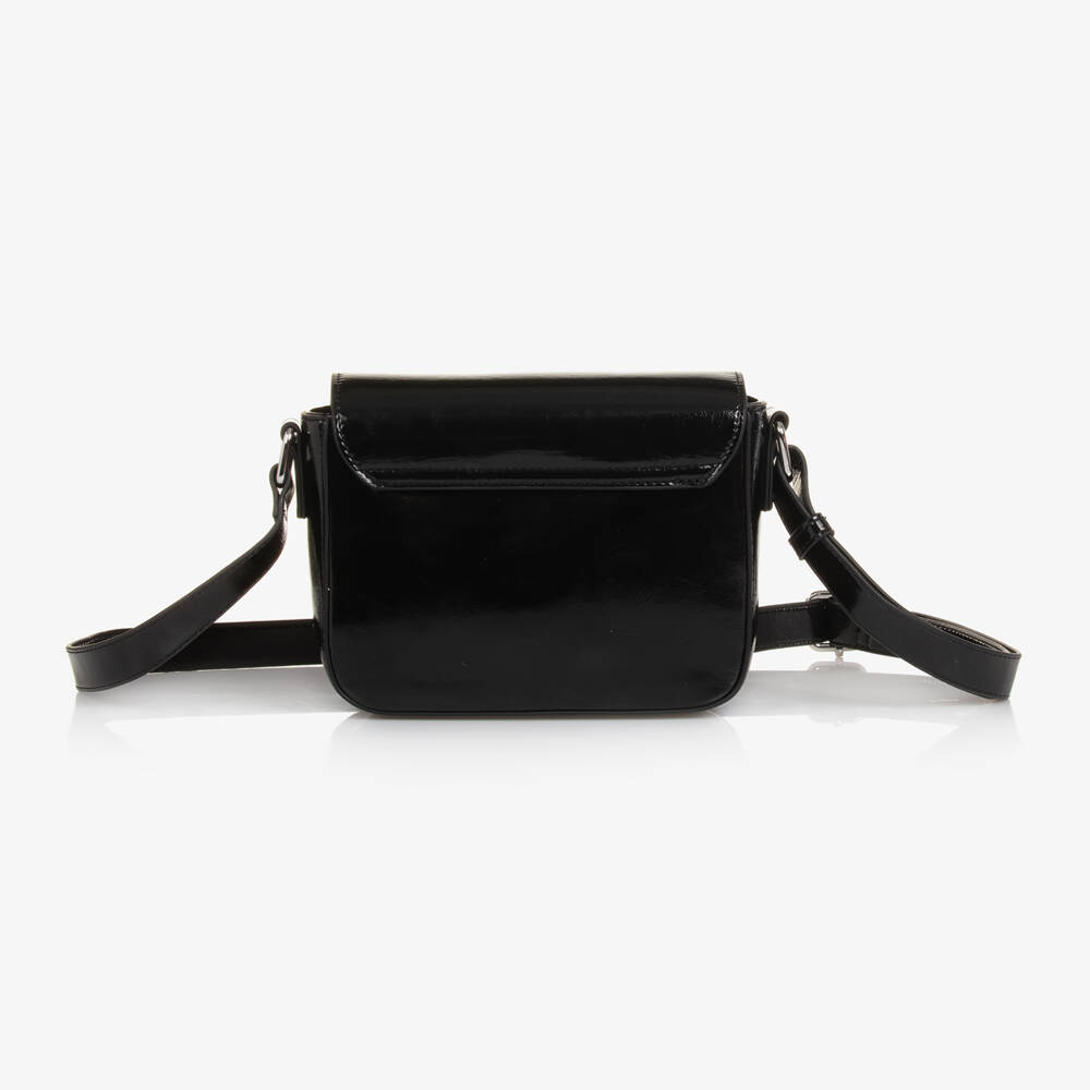 Calvin Klein-حقيبة جلد صناعي سوداء للأنيقات الصغيرات | Childrensalon Outlet