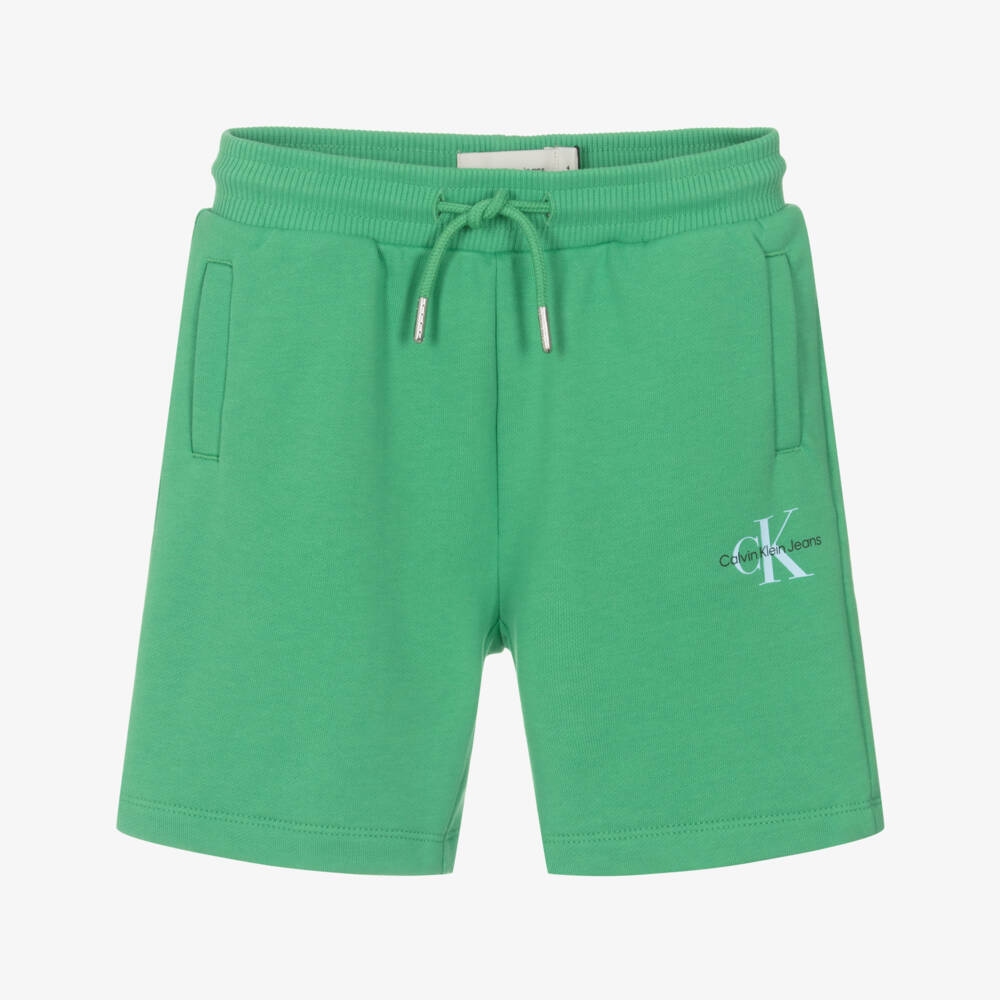 Calvin Klein-Youth Forest Knit Cotton Shorts | Childrensalon Outlet