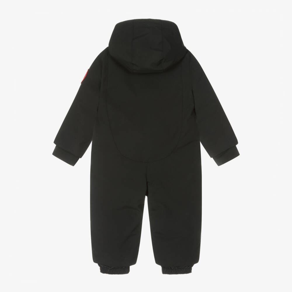 Canada Goose-Black Down-Filled Baby Snowsuit | Childrensalon Outlet