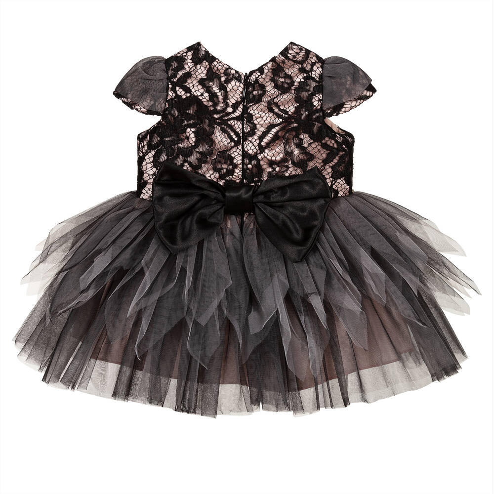 Caramelo Kids - Baby Girls Lace & Tulle Dress | Childrensalon Outlet