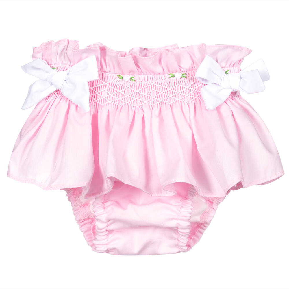 Caramelo Kids - Bloomer rose en coton pour bébé fille | Childrensalon