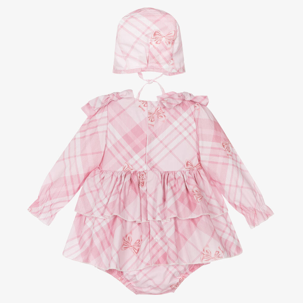 Caramelo Kids-Розовый комплект с платьем для малышек | Childrensalon Outlet