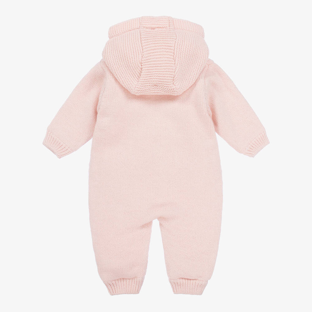 كاراميلو كيدز -أوفرول للخروج صوف وكشمير محبوك لون زهري | Childrensalon Outlet