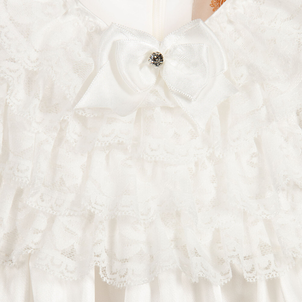 Caramelo Kids-Baby Girls Satin Ceremony Gown | Childrensalon Outlet