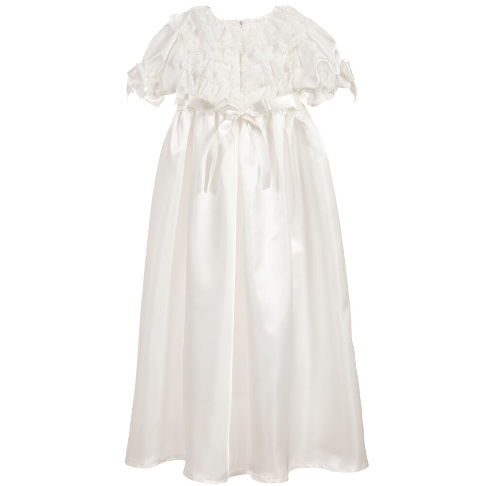 Caramelo Kids-Baby Girls Satin Ceremony Gown | Childrensalon Outlet