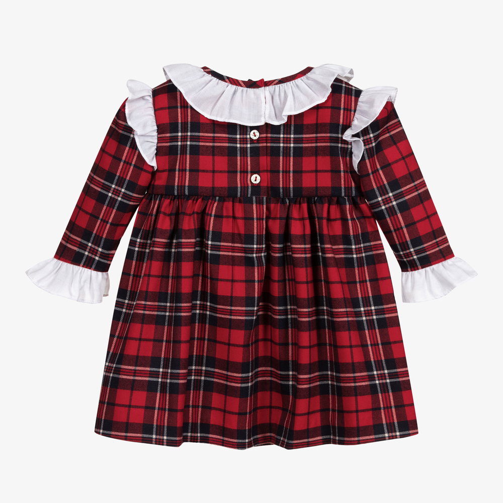 Caramelo Kids-Baby Girls Tartan Dress Set | Childrensalon Outlet