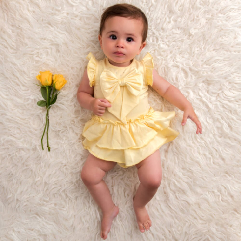 Yellow on sale infant dress