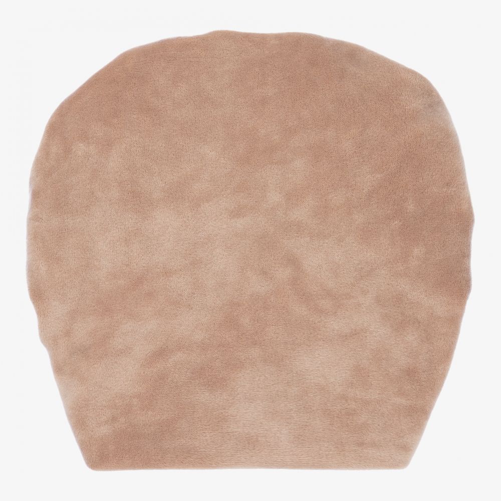 كاراميلو كيدز -قبعة توربان قطيفة لون بيج للبنات | Childrensalon Outlet
