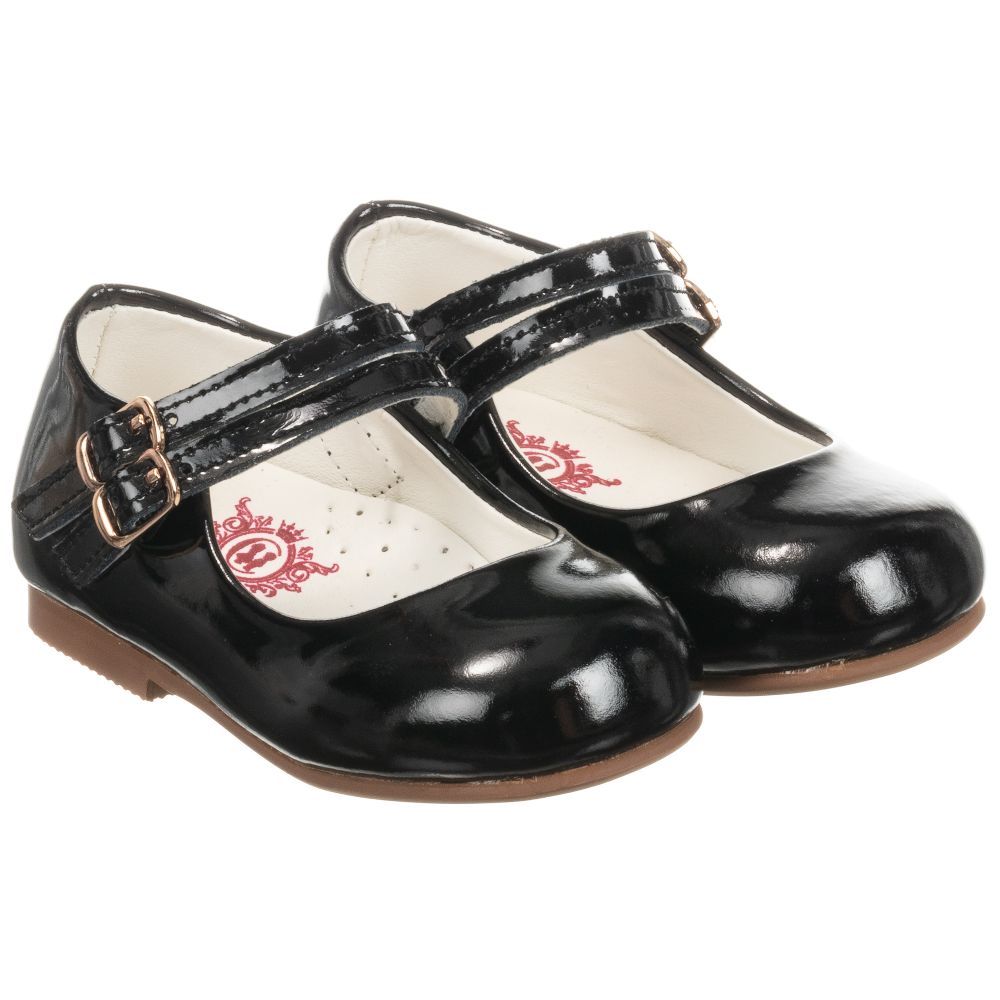 Infant black patent leather shoes shop