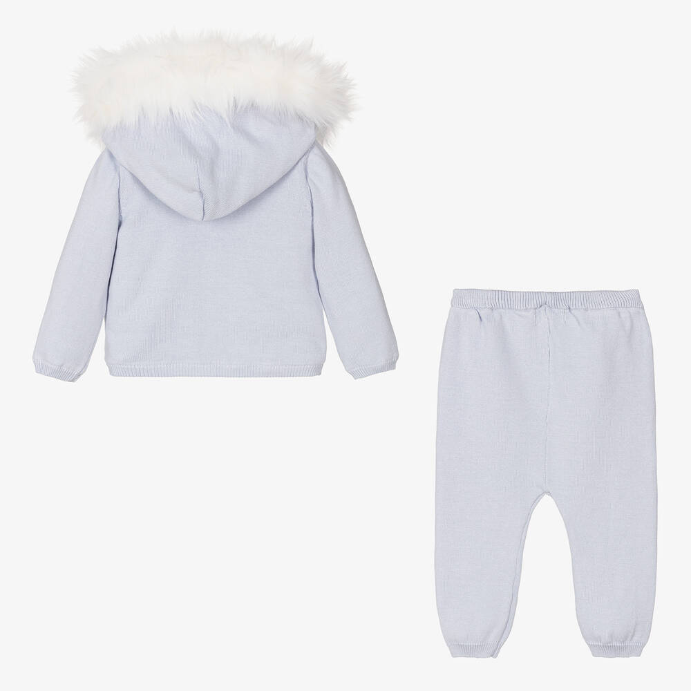 Caramelo Kids-Голубой топ и штанишки из хлопка | Childrensalon Outlet