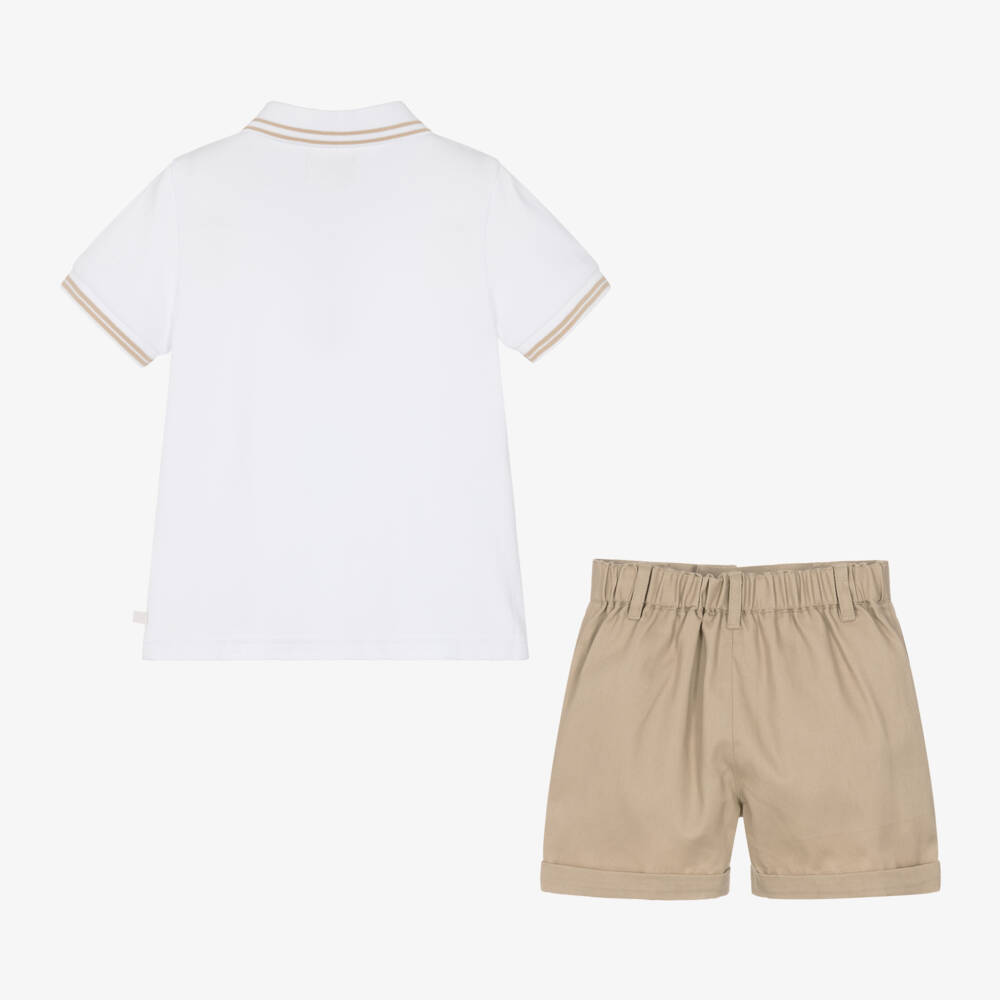 Caramelo Kids-Boys Classic Cotton Shorts Ensemble | Childrensalon Outlet