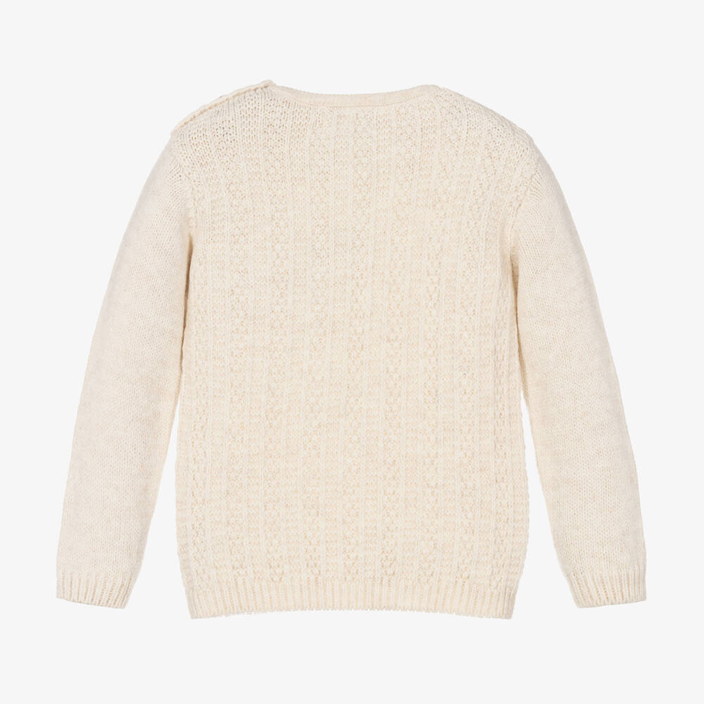 Boys ivory sweater discount