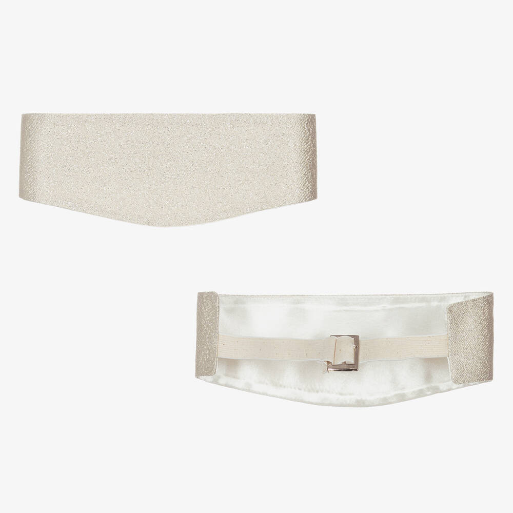 Caramelo Kids-Кремово-золотистый костюм с вышивкой | Childrensalon Outlet