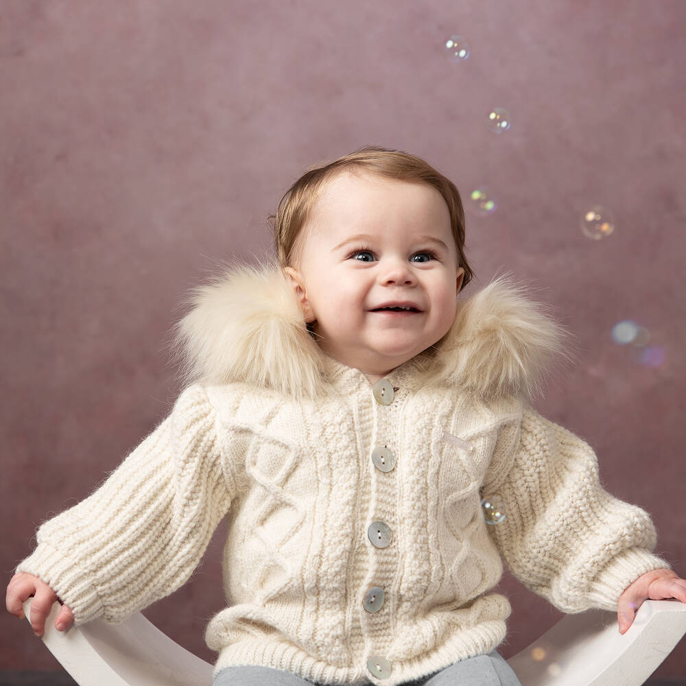 Kids woolen jacket hot sale