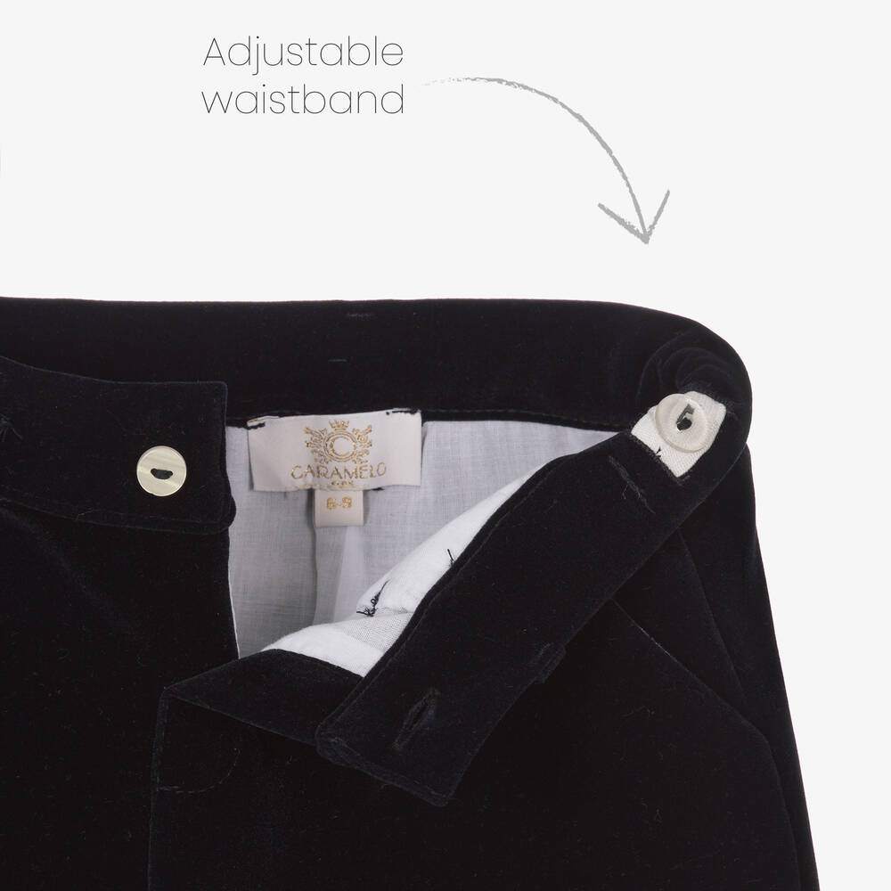 Caramelo Kids-Boys Navy Blue Festive Shorts Set | Childrensalon Outlet